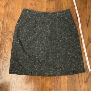 Ann Taylor wool mini skirt
